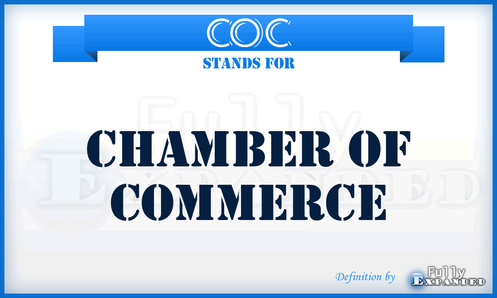 COC - Chamber Of Commerce