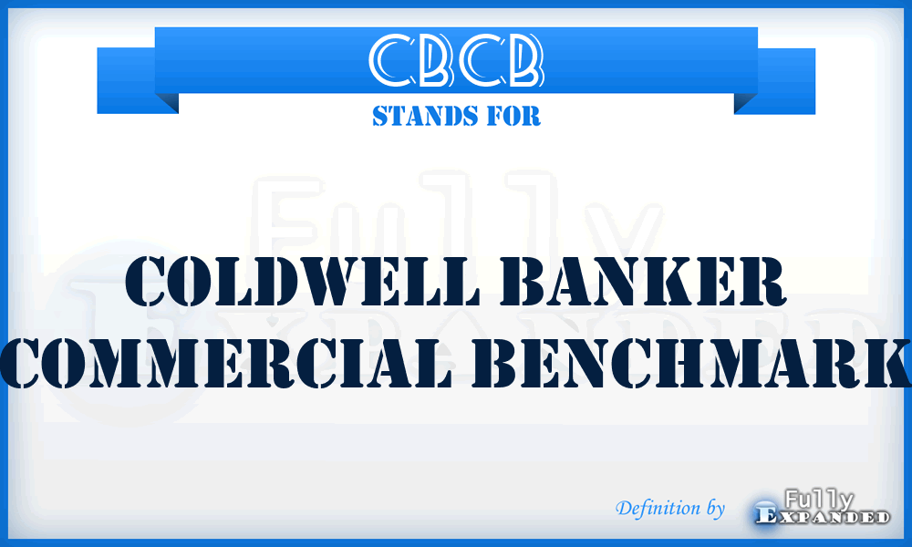 CBCB - Coldwell Banker Commercial Benchmark