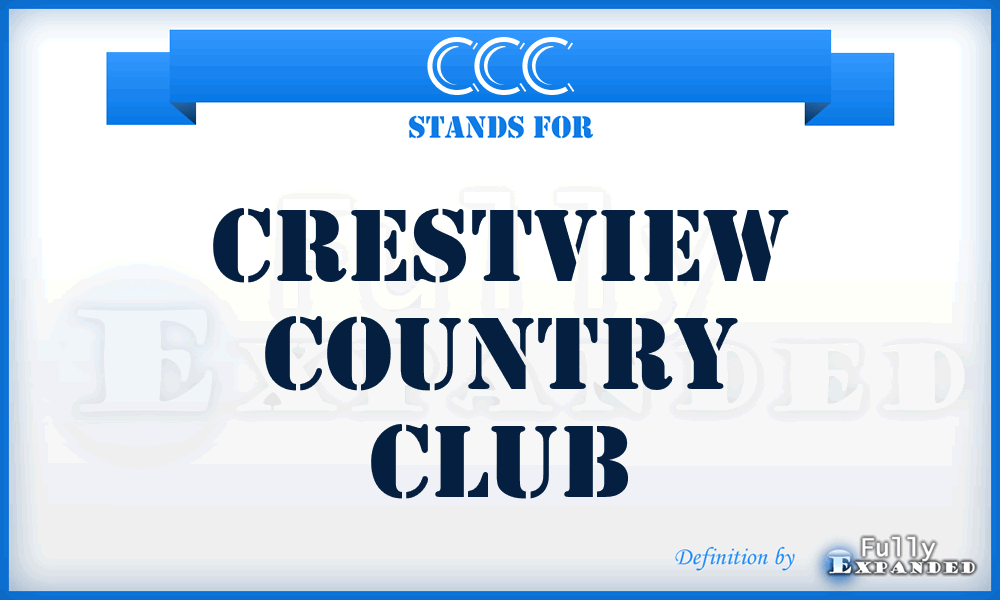 CCC - Crestview Country Club