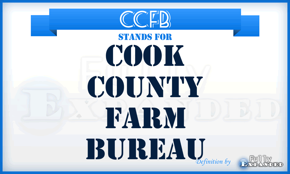 CCFB - Cook County Farm Bureau