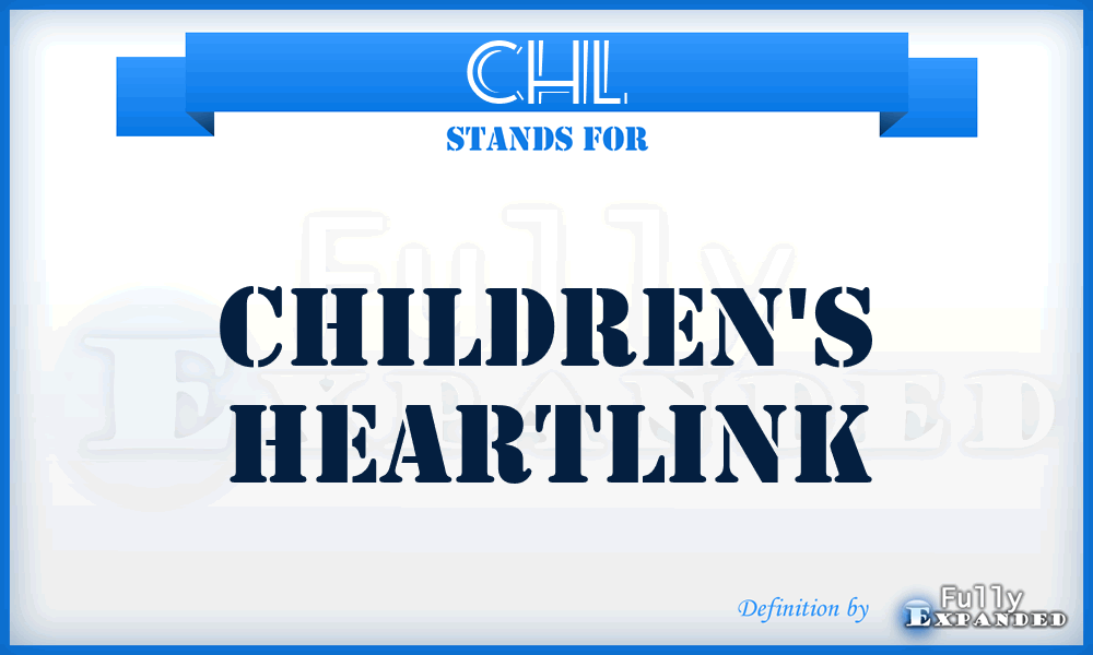 CHL - Children's HeartLink