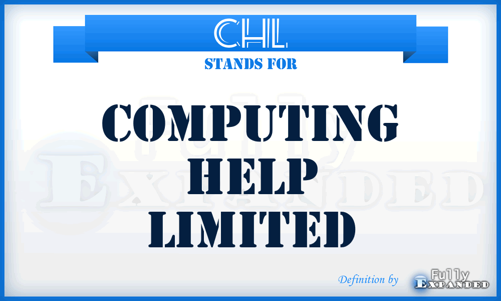 CHL - Computing Help Limited