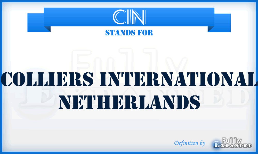 CIN - Colliers International Netherlands