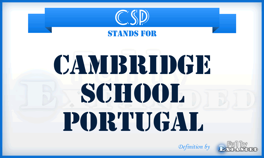CSP - Cambridge School Portugal
