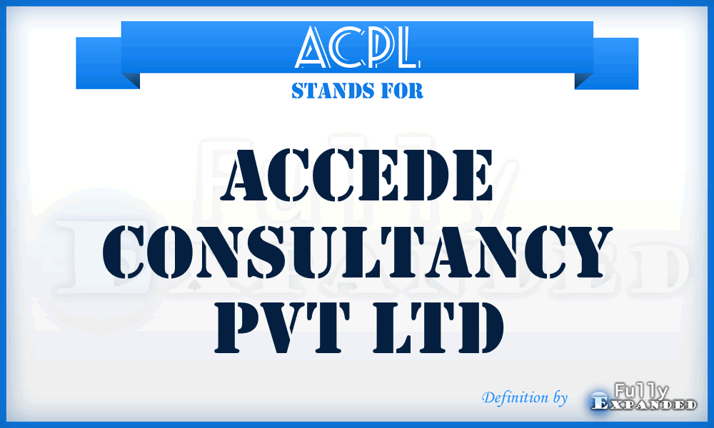 ACPL - Accede Consultancy Pvt Ltd