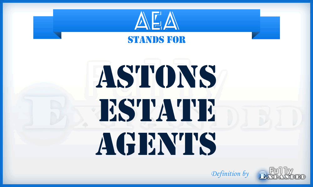 AEA - Astons Estate Agents