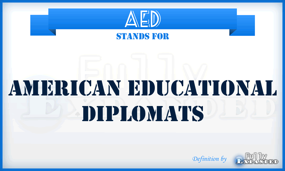 AED - American Educational Diplomats