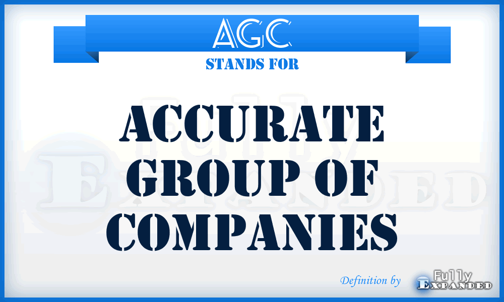 AGC - Accurate Group of Companies