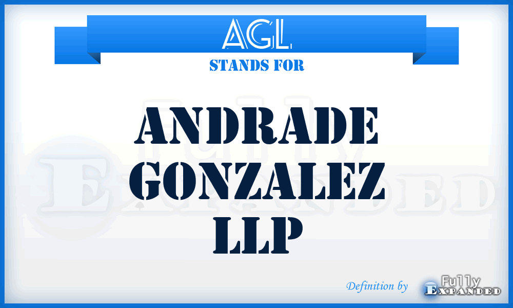 AGL - Andrade Gonzalez LLP