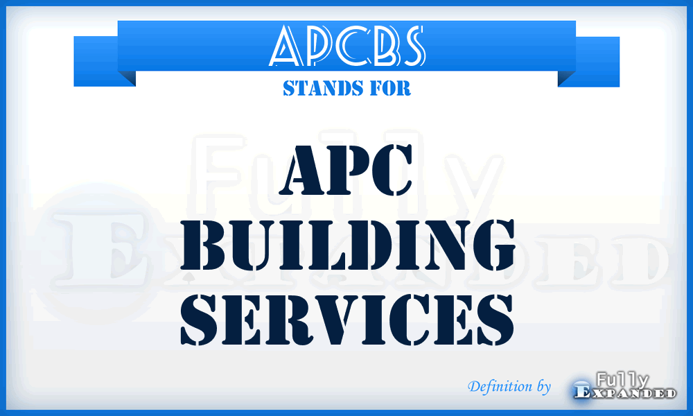 APCBS - APC Building Services