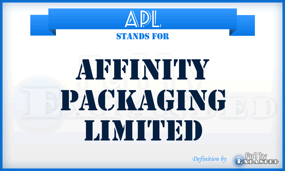 APL - Affinity Packaging Limited