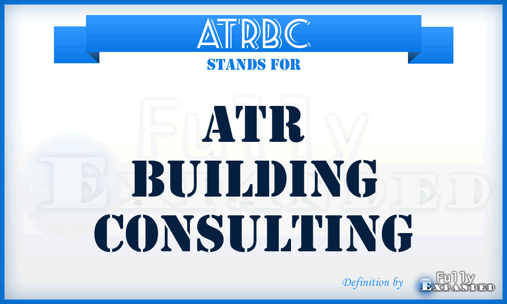 ATRBC - ATR Building Consulting