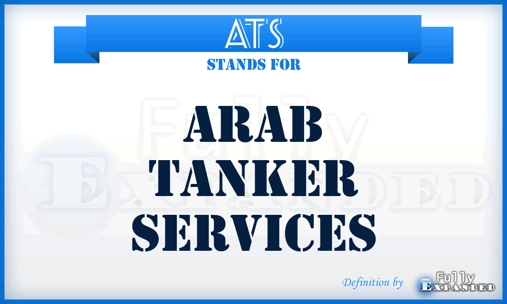 ATS - Arab Tanker Services