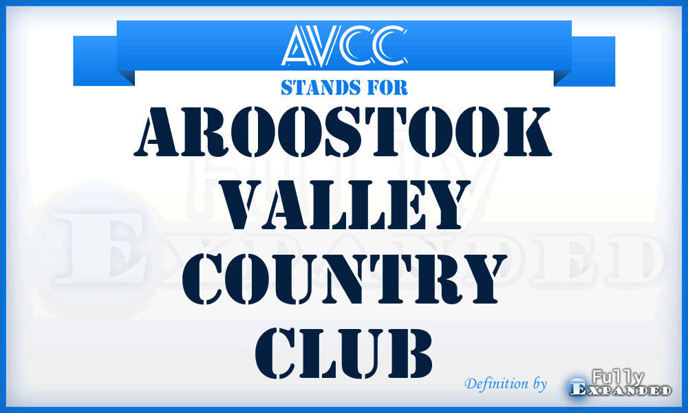 AVCC - Aroostook Valley Country Club