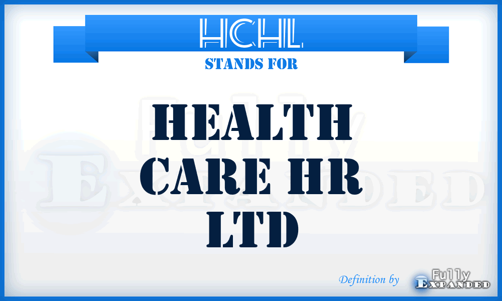 HCHL - Health Care Hr Ltd