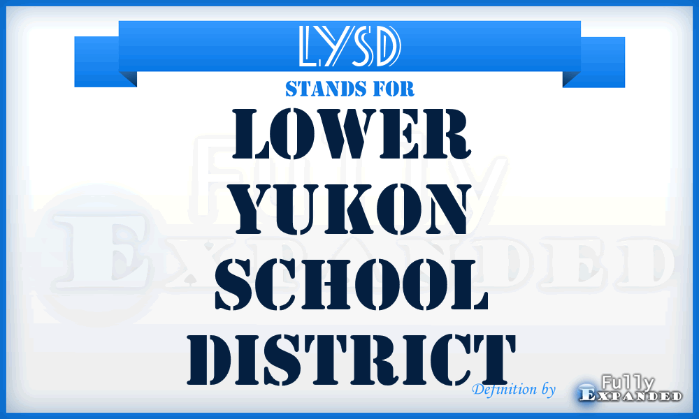 LYSD - Lower Yukon School District
