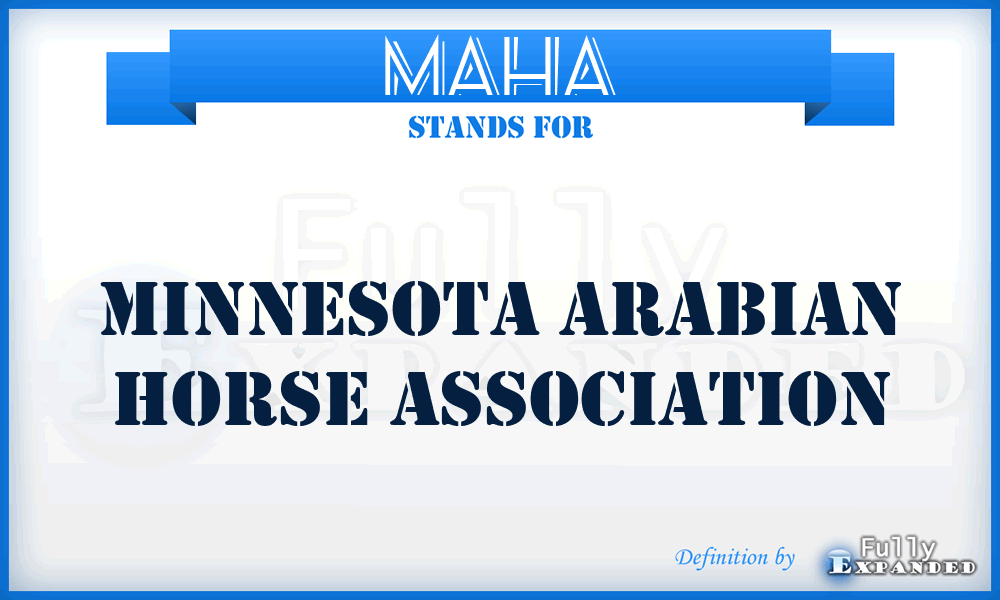 MAHA - Minnesota Arabian Horse Association
