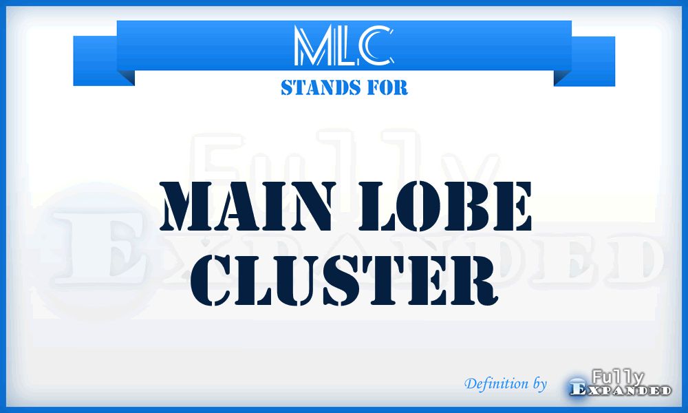 MLC - Main Lobe Cluster