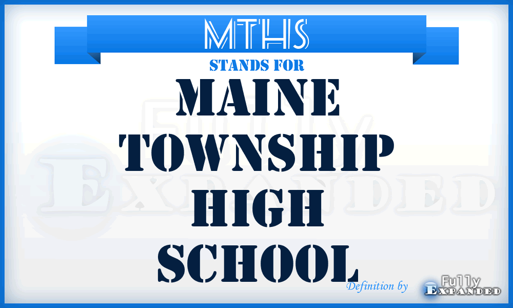 MTHS - Maine Township High School