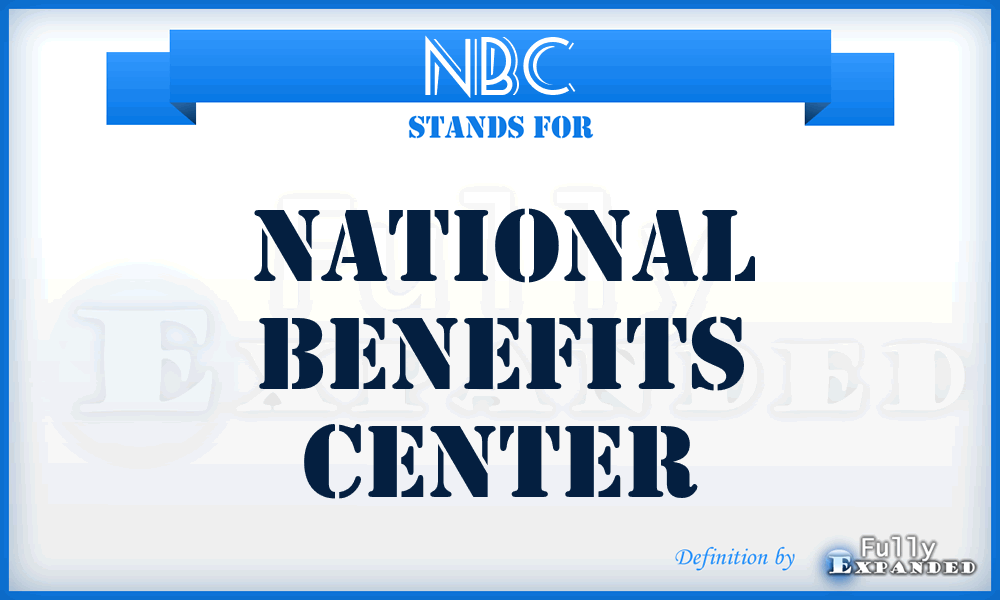 NBC - National Benefits Center