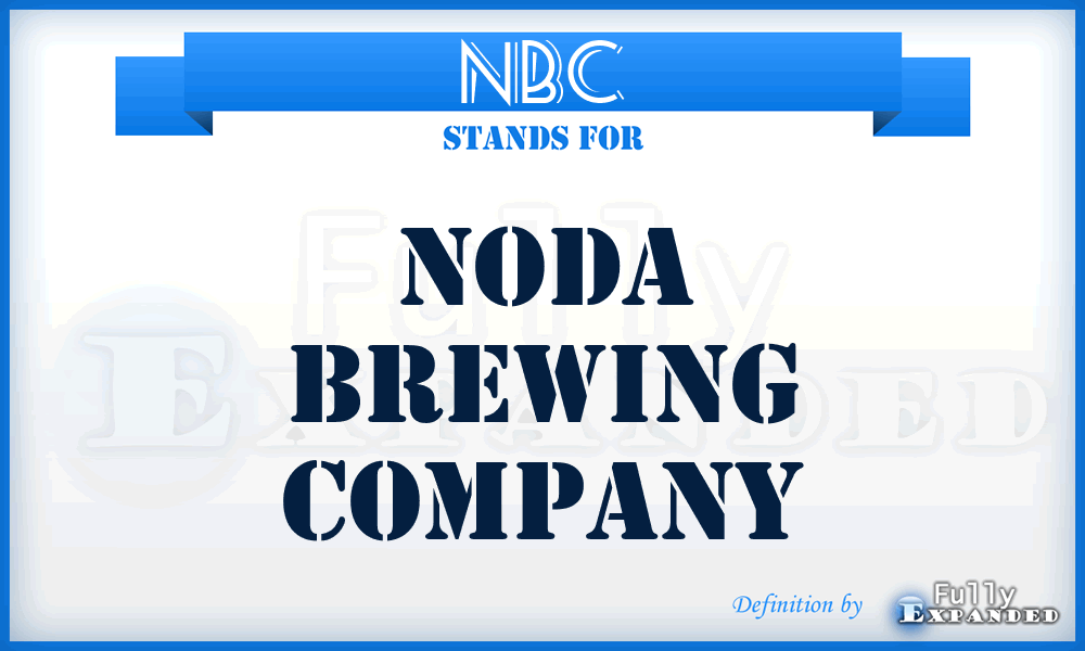 NBC - Noda Brewing Company