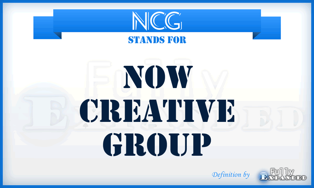 NCG - Now Creative Group