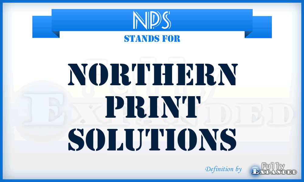 NPS - Northern Print Solutions