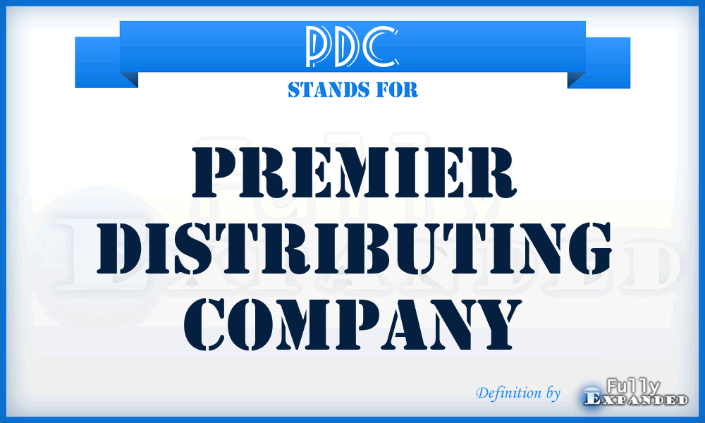 PDC - Premier Distributing Company