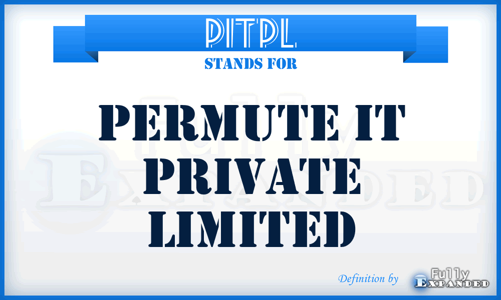 PITPL - Permute IT Private Limited