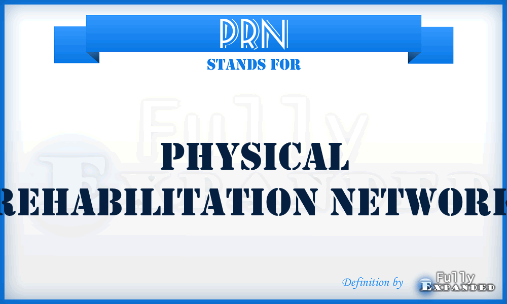 PRN - Physical Rehabilitation Network