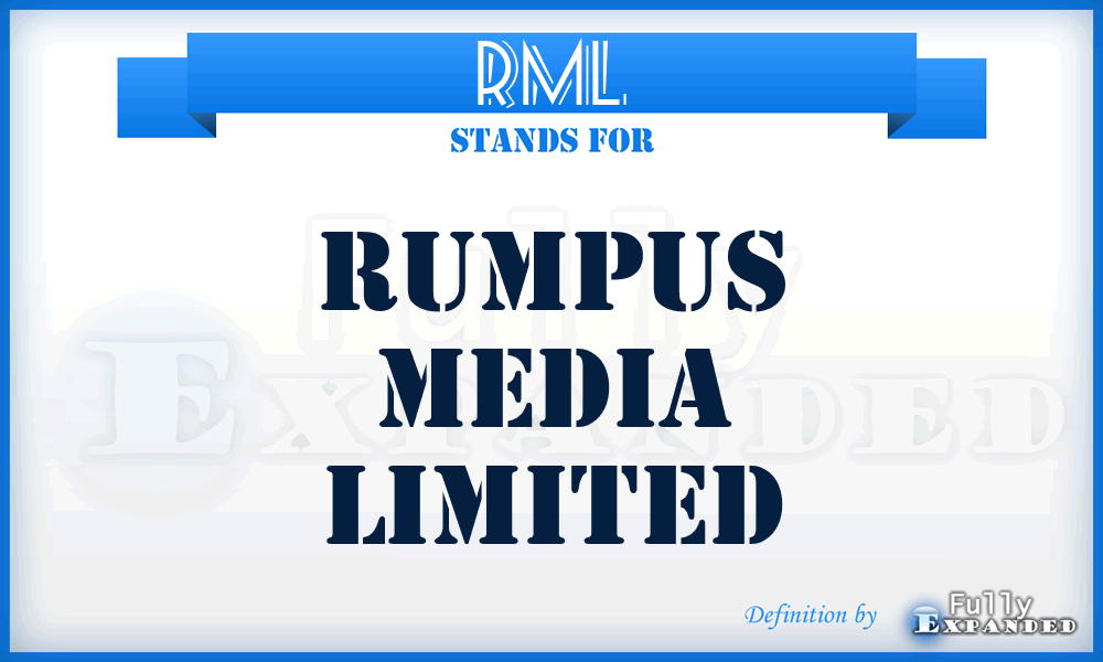 RML - Rumpus Media Limited
