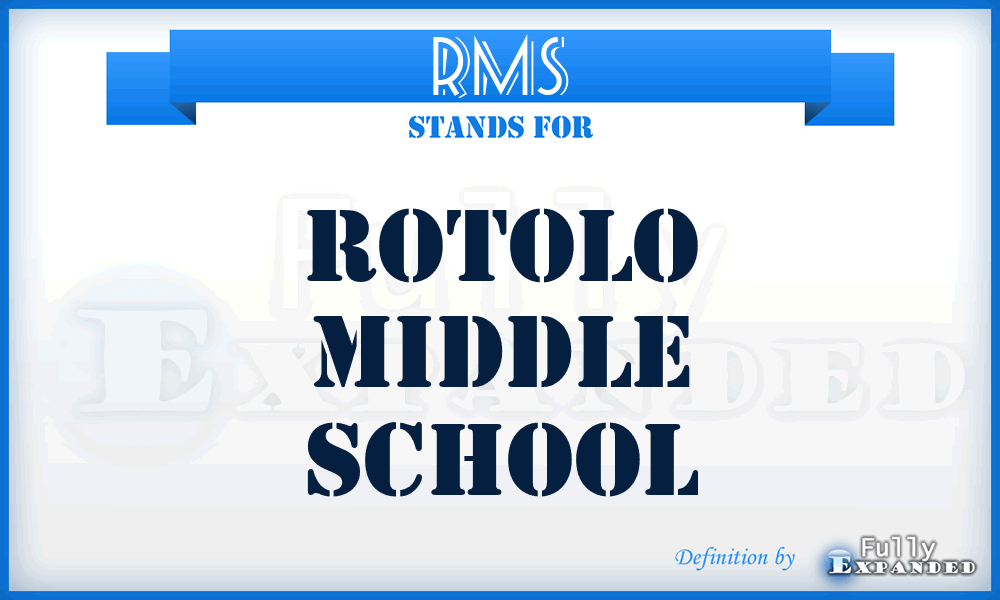 RMS - Rotolo Middle School