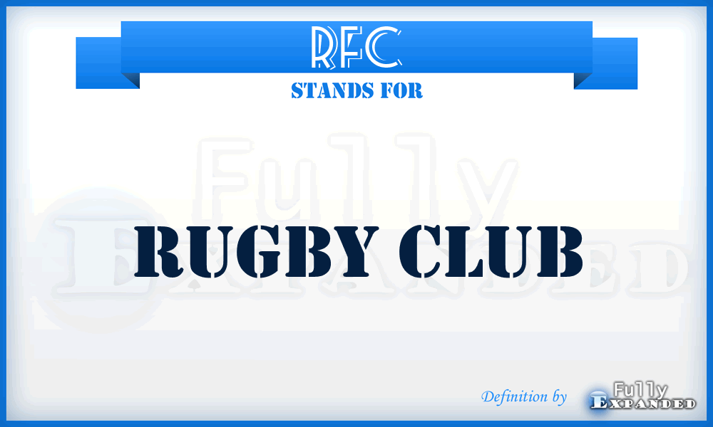 RFC - Rugby Club