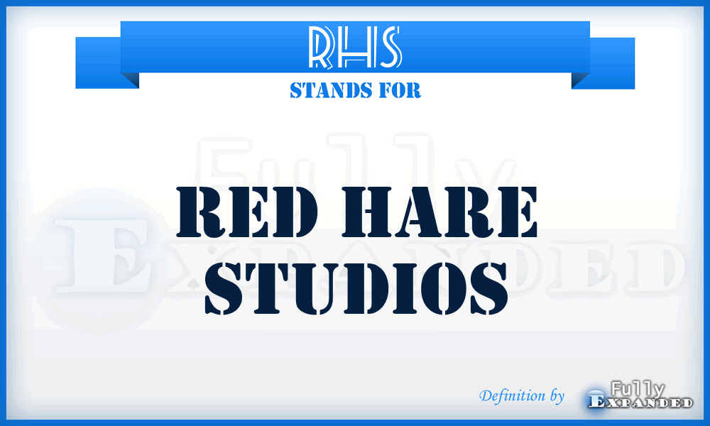 RHS - Red Hare Studios