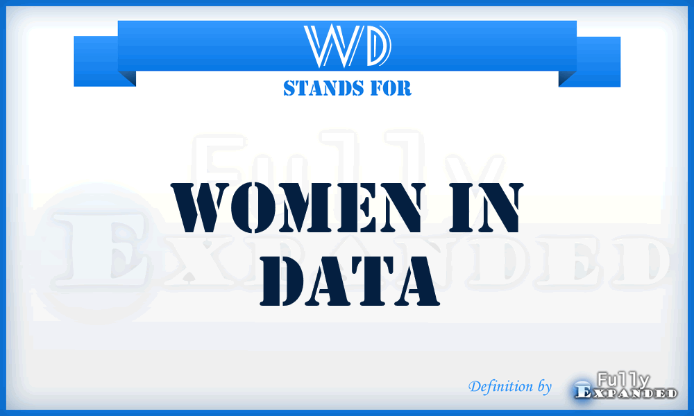 WD - Women in Data