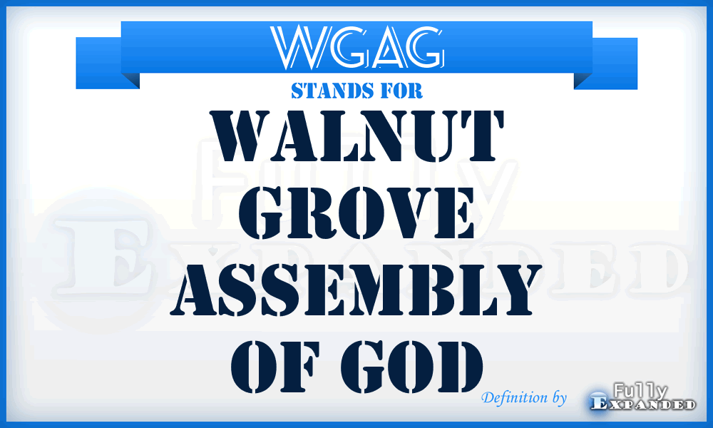 WGAG - Walnut Grove Assembly of God