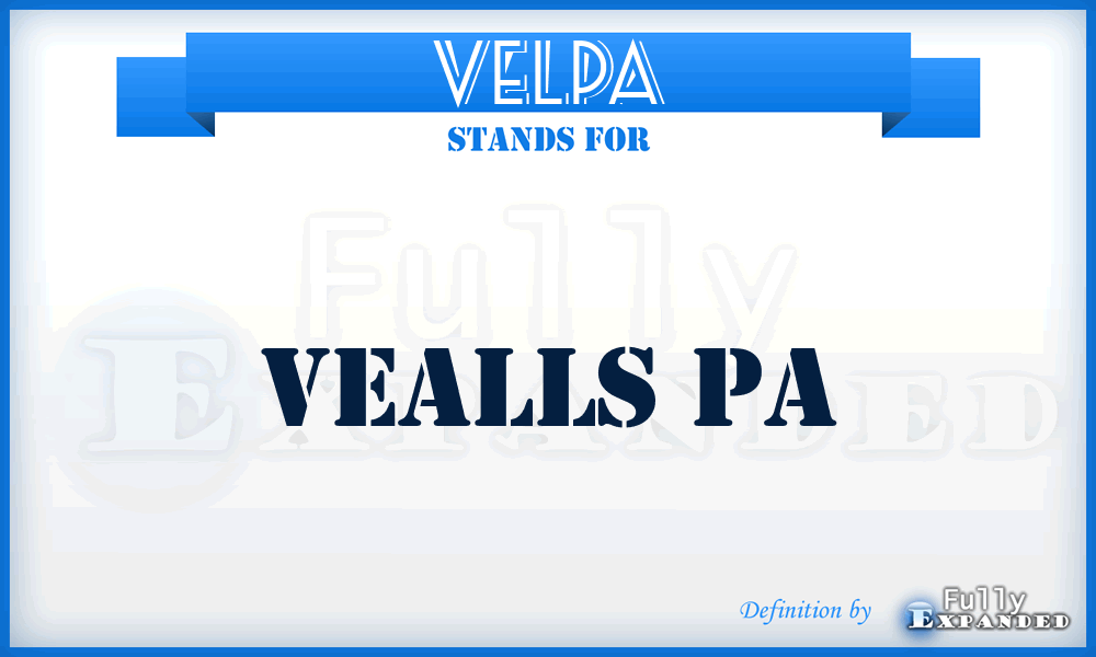 VELPA - Vealls PA